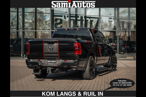 Dodge Ram HULK PACKAGE | Limited Night H.O 540HP €84950,- excl | Massage + Full Option | De Meest Luxe en Volle Pick-Up in zijn Klasse | H Comfortabele Dubbele Cabine met Royale 5 Zitplaatsen | BPM vrij | Nu Leverbaar uit Voorraad | Voorraad Nr 2353 - 5412 | De specialist in Amerikaanse pick‑ups in Nederland en Europa.