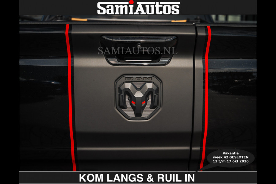 Dodge Ram HULK PACKAGE | Limited Night H.O 540HP €84950,- excl | Massage + Full Option | De Meest Luxe en Volle Pick-Up in zijn Klasse | H Comfortabele Dubbele Cabine met Royale 5 Zitplaatsen | BPM vrij | Nu Leverbaar uit Voorraad | Voorraad Nr 2353 - 5412 | De specialist in Amerikaanse pick‑ups in Nederland en Europa.