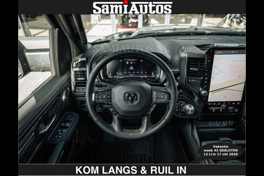 Dodge Ram HULK PACKAGE | Limited Night H.O 540HP €84950,- excl | Massage + Full Option | De Meest Luxe en Volle Pick-Up in zijn Klasse | H Comfortabele Dubbele Cabine met Royale 5 Zitplaatsen | BPM vrij | Nu Leverbaar uit Voorraad | Voorraad Nr 2353 - 5412 | De specialist in Amerikaanse pick‑ups in Nederland en Europa.
