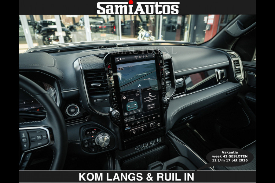 Dodge Ram HULK PACKAGE | Limited Night H.O 540HP €84950,- excl | Massage + Full Option | De Meest Luxe en Volle Pick-Up in zijn Klasse | H Comfortabele Dubbele Cabine met Royale 5 Zitplaatsen | BPM vrij | Nu Leverbaar uit Voorraad | Voorraad Nr 2353 - 5412 | De specialist in Amerikaanse pick‑ups in Nederland en Europa.