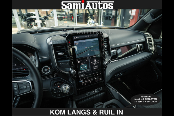 Dodge Ram HULK PACKAGE | Limited Night H.O 540HP €84950,- excl | Massage + Full Option | De Meest Luxe en Volle Pick-Up in zijn Klasse | H Comfortabele Dubbele Cabine met Royale 5 Zitplaatsen | BPM vrij | Nu Leverbaar uit Voorraad | Voorraad Nr 2353 - 5412 | De specialist in Amerikaanse pick‑ups in Nederland en Europa.
