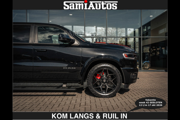Dodge Ram HULK PACKAGE | Limited Night H.O 540HP €84950,- excl | Massage + Full Option | De Meest Luxe en Volle Pick-Up in zijn Klasse | H Comfortabele Dubbele Cabine met Royale 5 Zitplaatsen | BPM vrij | Nu Leverbaar uit Voorraad | Voorraad Nr 2353 - 5412 | De specialist in Amerikaanse pick‑ups in Nederland en Europa.