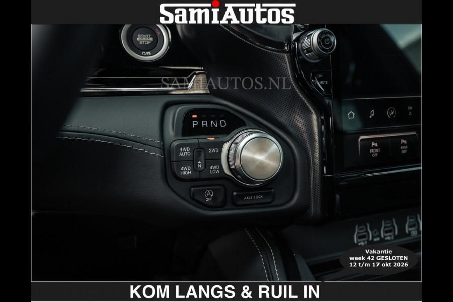 Dodge Ram HULK PACKAGE | Limited Night H.O 540HP €84950,- excl | Massage + Full Option | De Meest Luxe en Volle Pick-Up in zijn Klasse | H Comfortabele Dubbele Cabine met Royale 5 Zitplaatsen | BPM vrij | Nu Leverbaar uit Voorraad | Voorraad Nr 2353 - 5412 | De specialist in Amerikaanse pick‑ups in Nederland en Europa.