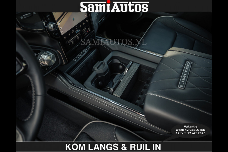 Dodge Ram HULK PACKAGE | Limited Night H.O 540HP €84950,- excl | Massage + Full Option | De Meest Luxe en Volle Pick-Up in zijn Klasse | H Comfortabele Dubbele Cabine met Royale 5 Zitplaatsen | BPM vrij | Nu Leverbaar uit Voorraad | Voorraad Nr 2353 - 5412 | De specialist in Amerikaanse pick‑ups in Nederland en Europa.