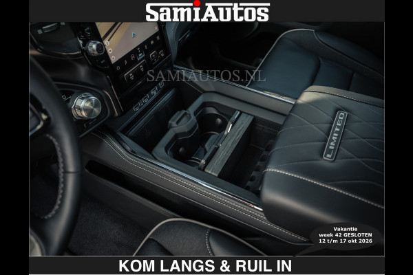 Dodge Ram HULK PACKAGE | Limited Night H.O 540HP €84950,- excl | Massage + Full Option | De Meest Luxe en Volle Pick-Up in zijn Klasse | H Comfortabele Dubbele Cabine met Royale 5 Zitplaatsen | BPM vrij | Nu Leverbaar uit Voorraad | Voorraad Nr 2353 - 5412 | De specialist in Amerikaanse pick‑ups in Nederland en Europa.