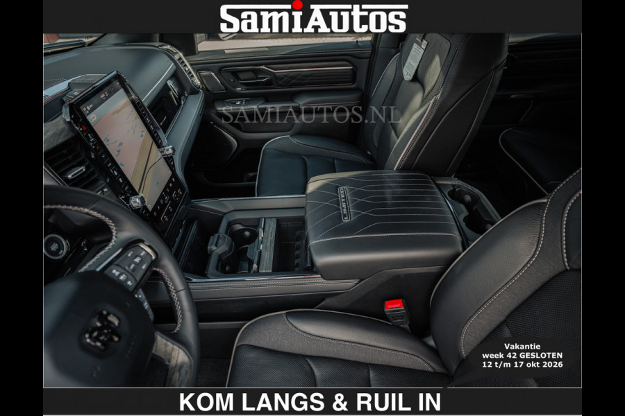 Dodge Ram HULK PACKAGE | Limited Night H.O 540HP €84950,- excl | Massage + Full Option | De Meest Luxe en Volle Pick-Up in zijn Klasse | H Comfortabele Dubbele Cabine met Royale 5 Zitplaatsen | BPM vrij | Nu Leverbaar uit Voorraad | Voorraad Nr 2353 - 5412 | De specialist in Amerikaanse pick‑ups in Nederland en Europa.
