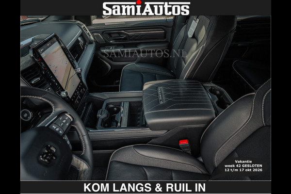 Dodge Ram HULK PACKAGE | Limited Night H.O 540HP €84950,- excl | Massage + Full Option | De Meest Luxe en Volle Pick-Up in zijn Klasse | H Comfortabele Dubbele Cabine met Royale 5 Zitplaatsen | BPM vrij | Nu Leverbaar uit Voorraad | Voorraad Nr 2353 - 5412 | De specialist in Amerikaanse pick‑ups in Nederland en Europa.