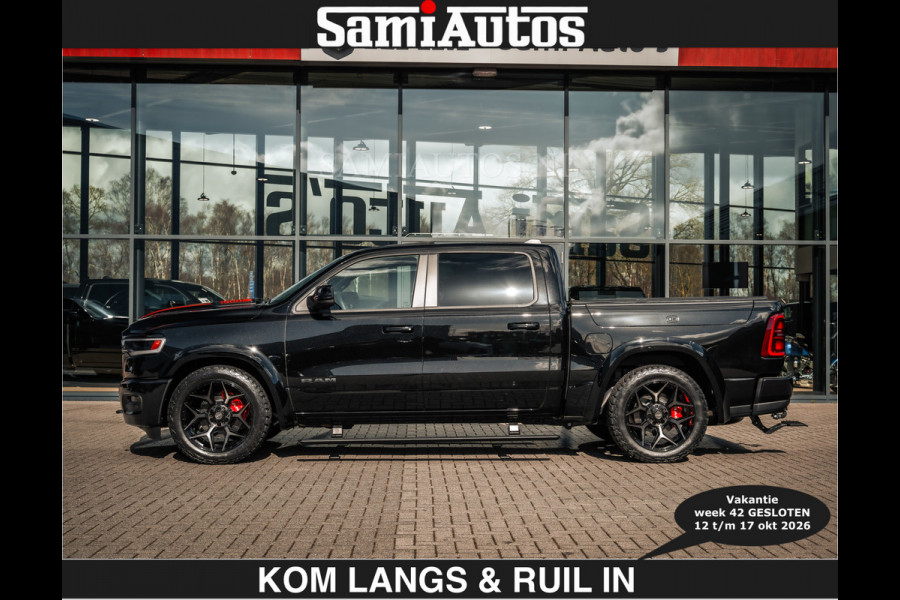 Dodge Ram HULK PACKAGE | Limited Night H.O 540HP €84950,- excl | Massage + Full Option | De Meest Luxe en Volle Pick-Up in zijn Klasse | H Comfortabele Dubbele Cabine met Royale 5 Zitplaatsen | BPM vrij | Nu Leverbaar uit Voorraad | Voorraad Nr 2353 - 5412 | De specialist in Amerikaanse pick‑ups in Nederland en Europa.