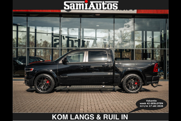 Dodge Ram HULK PACKAGE | Limited Night H.O 540HP €84950,- excl | Massage + Full Option | De Meest Luxe en Volle Pick-Up in zijn Klasse | H Comfortabele Dubbele Cabine met Royale 5 Zitplaatsen | BPM vrij | Nu Leverbaar uit Voorraad | Voorraad Nr 2353 - 5412 | De specialist in Amerikaanse pick‑ups in Nederland en Europa.
