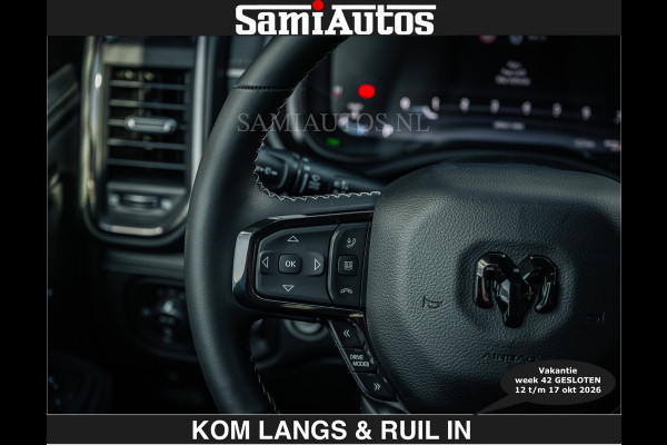 Dodge Ram HULK PACKAGE | Limited Night H.O 540HP €84950,- excl | Massage + Full Option | De Meest Luxe en Volle Pick-Up in zijn Klasse | H Comfortabele Dubbele Cabine met Royale 5 Zitplaatsen | BPM vrij | Nu Leverbaar uit Voorraad | Voorraad Nr 2353 - 5412 | De specialist in Amerikaanse pick‑ups in Nederland en Europa.