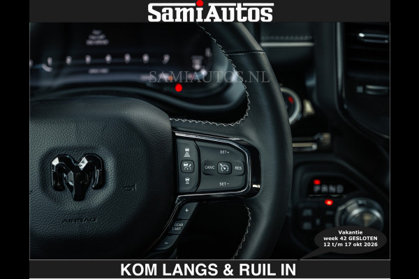 Dodge Ram HULK PACKAGE | Limited Night H.O 540HP €84950,- excl | Massage + Full Option | De Meest Luxe en Volle Pick-Up in zijn Klasse | H Comfortabele Dubbele Cabine met Royale 5 Zitplaatsen | BPM vrij | Nu Leverbaar uit Voorraad | Voorraad Nr 2353 - 5412 | De specialist in Amerikaanse pick‑ups in Nederland en Europa.