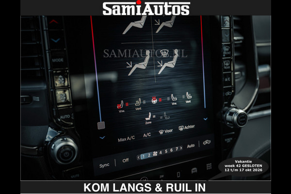 Dodge Ram HULK PACKAGE | Limited Night H.O 540HP €84950,- excl | Massage + Full Option | De Meest Luxe en Volle Pick-Up in zijn Klasse | H Comfortabele Dubbele Cabine met Royale 5 Zitplaatsen | BPM vrij | Nu Leverbaar uit Voorraad | Voorraad Nr 2353 - 5412 | De specialist in Amerikaanse pick‑ups in Nederland en Europa.