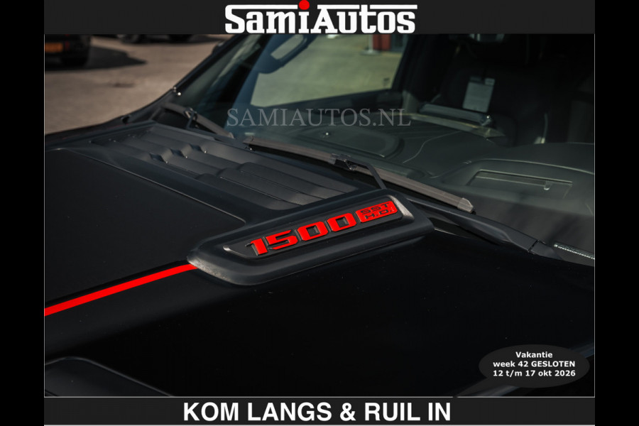 Dodge Ram HULK PACKAGE | Limited Night H.O 540HP €84950,- excl | Massage + Full Option | De Meest Luxe en Volle Pick-Up in zijn Klasse | H Comfortabele Dubbele Cabine met Royale 5 Zitplaatsen | BPM vrij | Nu Leverbaar uit Voorraad | Voorraad Nr 2353 - 5412 | De specialist in Amerikaanse pick‑ups in Nederland en Europa.
