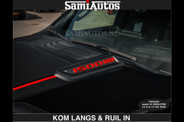 Dodge Ram HULK PACKAGE | Limited Night H.O 540HP €84950,- excl | Massage + Full Option | De Meest Luxe en Volle Pick-Up in zijn Klasse | H Comfortabele Dubbele Cabine met Royale 5 Zitplaatsen | BPM vrij | Nu Leverbaar uit Voorraad | Voorraad Nr 2353 - 5412 | De specialist in Amerikaanse pick‑ups in Nederland en Europa.