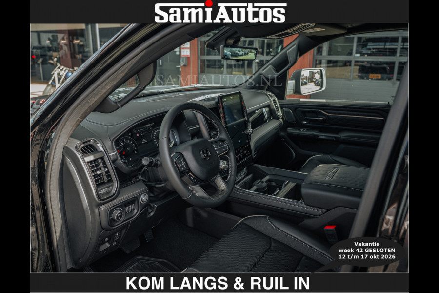 Dodge Ram HULK PACKAGE | Limited Night H.O 540HP €84950,- excl | Massage + Full Option | De Meest Luxe en Volle Pick-Up in zijn Klasse | H Comfortabele Dubbele Cabine met Royale 5 Zitplaatsen | BPM vrij | Nu Leverbaar uit Voorraad | Voorraad Nr 2353 - 5412 | De specialist in Amerikaanse pick‑ups in Nederland en Europa.