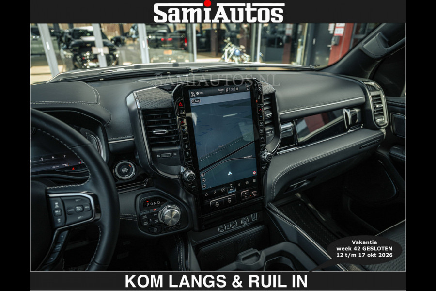 Dodge Ram HULK PACKAGE | Limited Night H.O 540HP €84950,- excl | Massage + Full Option | De Meest Luxe en Volle Pick-Up in zijn Klasse | H Comfortabele Dubbele Cabine met Royale 5 Zitplaatsen | BPM vrij | Nu Leverbaar uit Voorraad | Voorraad Nr 2353 - 5412 | De specialist in Amerikaanse pick‑ups in Nederland en Europa.