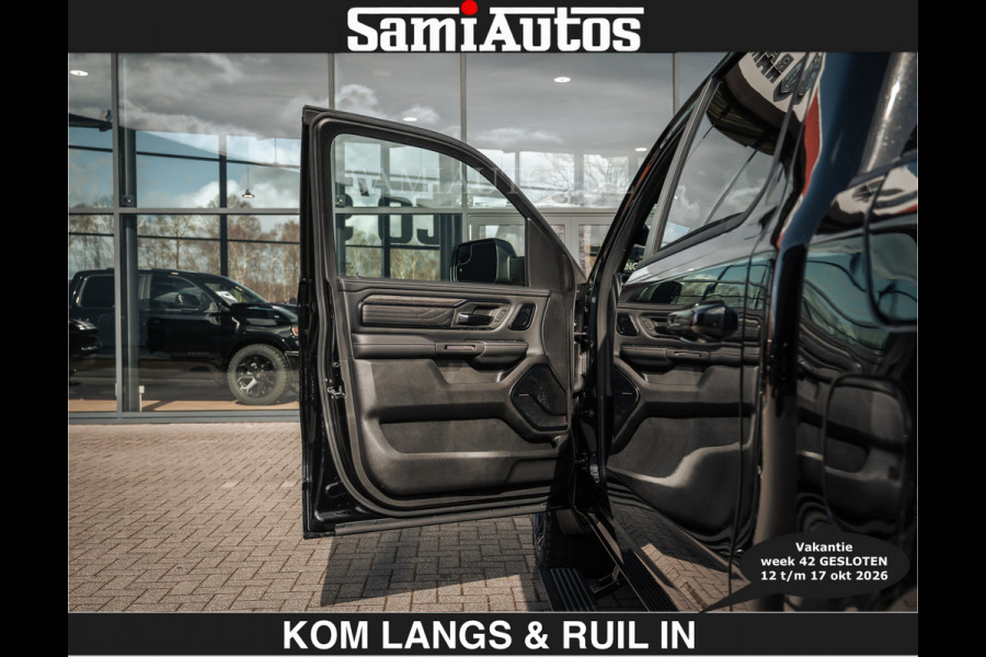 Dodge Ram HULK PACKAGE | Limited Night H.O 540HP €84950,- excl | Massage + Full Option | De Meest Luxe en Volle Pick-Up in zijn Klasse | H Comfortabele Dubbele Cabine met Royale 5 Zitplaatsen | BPM vrij | Nu Leverbaar uit Voorraad | Voorraad Nr 2353 - 5412 | De specialist in Amerikaanse pick‑ups in Nederland en Europa.