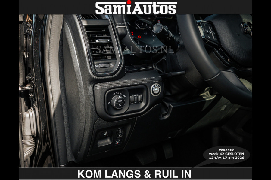 Dodge Ram HULK PACKAGE | Limited Night H.O 540HP €84950,- excl | Massage + Full Option | De Meest Luxe en Volle Pick-Up in zijn Klasse | H Comfortabele Dubbele Cabine met Royale 5 Zitplaatsen | BPM vrij | Nu Leverbaar uit Voorraad | Voorraad Nr 2353 - 5412 | De specialist in Amerikaanse pick‑ups in Nederland en Europa.