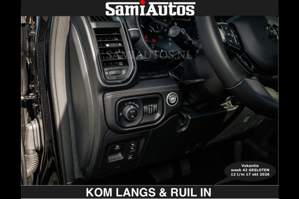 Dodge Ram HULK PACKAGE | Limited Night H.O 540HP €84950,- excl | Massage + Full Option | De Meest Luxe en Volle Pick-Up in zijn Klasse | H Comfortabele Dubbele Cabine met Royale 5 Zitplaatsen | BPM vrij | Nu Leverbaar uit Voorraad | Voorraad Nr 2353 - 5412 | De specialist in Amerikaanse pick‑ups in Nederland en Europa.