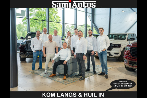 Dodge Ram LIMITED SPORT H.O 540 PK | €84950,- excl | Massage + Full Option | De Meest Luxe en Volle Pick-Up in zijn Klasse | Comfortabele Dubbele Cabine met Royale 5 Zitplaatsen | BPM vrij | Nu Leverbaar uit Voorraad | Voorraad Nr 2355 - 5149 | De specialist in Amerikaanse pick‑ups in Nederland en Europa.