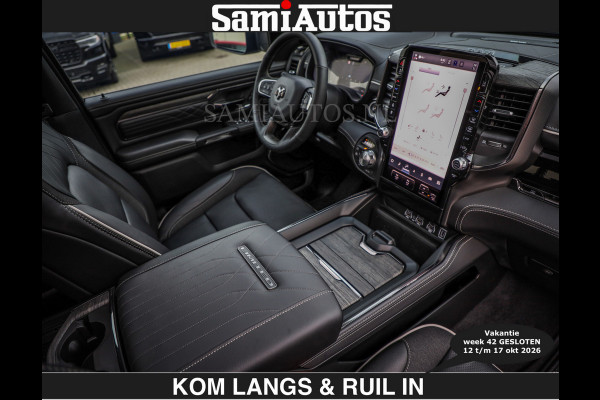 Dodge Ram LIMITED SPORT H.O 540 PK | €84950,- excl | Massage + Full Option | De Meest Luxe en Volle Pick-Up in zijn Klasse | Comfortabele Dubbele Cabine met Royale 5 Zitplaatsen | BPM vrij | Nu Leverbaar uit Voorraad | Voorraad Nr 2355 - 5149 | De specialist in Amerikaanse pick‑ups in Nederland en Europa.
