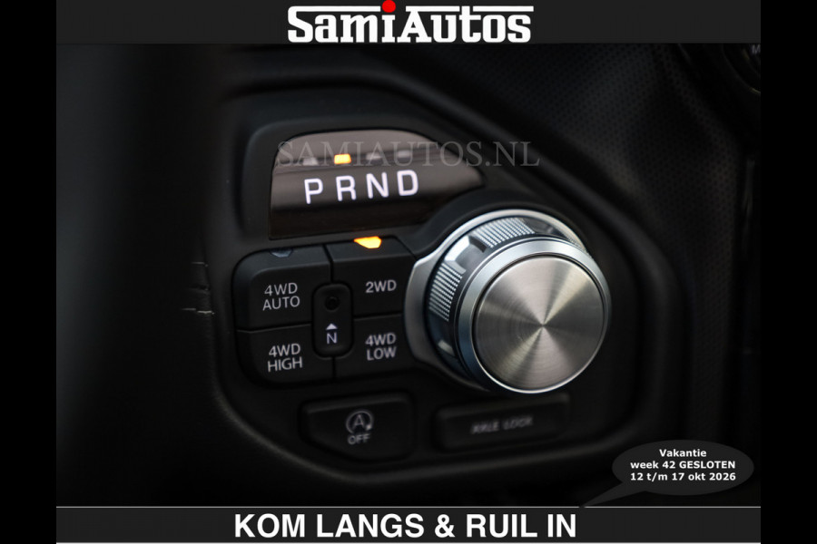 Dodge Ram LIMITED SPORT H.O 540 PK | €84950,- excl | Massage + Full Option | De Meest Luxe en Volle Pick-Up in zijn Klasse | Comfortabele Dubbele Cabine met Royale 5 Zitplaatsen | BPM vrij | Nu Leverbaar uit Voorraad | Voorraad Nr 2355 - 5149 | De specialist in Amerikaanse pick‑ups in Nederland en Europa.