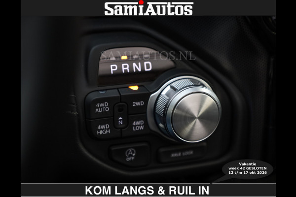 Dodge Ram LIMITED SPORT H.O 540 PK | €84950,- excl | Massage + Full Option | De Meest Luxe en Volle Pick-Up in zijn Klasse | Comfortabele Dubbele Cabine met Royale 5 Zitplaatsen | BPM vrij | Nu Leverbaar uit Voorraad | Voorraad Nr 2355 - 5149 | De specialist in Amerikaanse pick‑ups in Nederland en Europa.