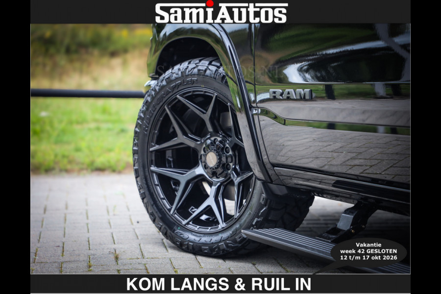 Dodge Ram LIMITED SPORT H.O 540 PK | €84950,- excl | Massage + Full Option | De Meest Luxe en Volle Pick-Up in zijn Klasse | Comfortabele Dubbele Cabine met Royale 5 Zitplaatsen | BPM vrij | Nu Leverbaar uit Voorraad | Voorraad Nr 2355 - 5149 | De specialist in Amerikaanse pick‑ups in Nederland en Europa.