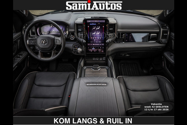 Dodge Ram LIMITED SPORT H.O 540 PK | €84950,- excl | Massage + Full Option | De Meest Luxe en Volle Pick-Up in zijn Klasse | Comfortabele Dubbele Cabine met Royale 5 Zitplaatsen | BPM vrij | Nu Leverbaar uit Voorraad | Voorraad Nr 2355 - 5149 | De specialist in Amerikaanse pick‑ups in Nederland en Europa.