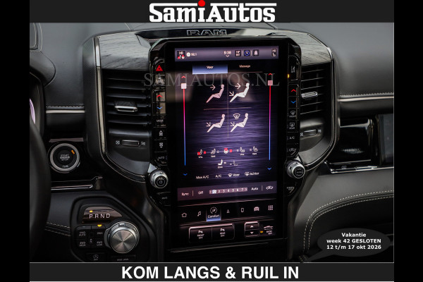 Dodge Ram LIMITED SPORT H.O 540 PK | €84950,- excl | Massage + Full Option | De Meest Luxe en Volle Pick-Up in zijn Klasse | Comfortabele Dubbele Cabine met Royale 5 Zitplaatsen | BPM vrij | Nu Leverbaar uit Voorraad | Voorraad Nr 2355 - 5149 | De specialist in Amerikaanse pick‑ups in Nederland en Europa.