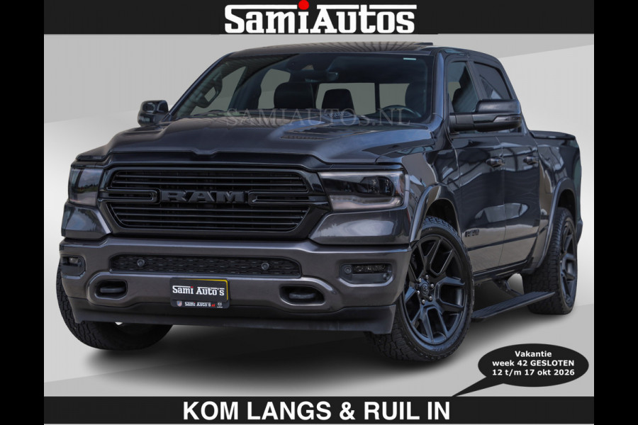 Dodge Ram SPORT 5.7 V8 402PK | €54950,- excl | LUCHTVERING | 2023 | PANODAK | GROOTSCHERM | DC | TOP KLEUR GRANITE | CREW CAB | DUBBELE CABINE | 5 PERSOONS |