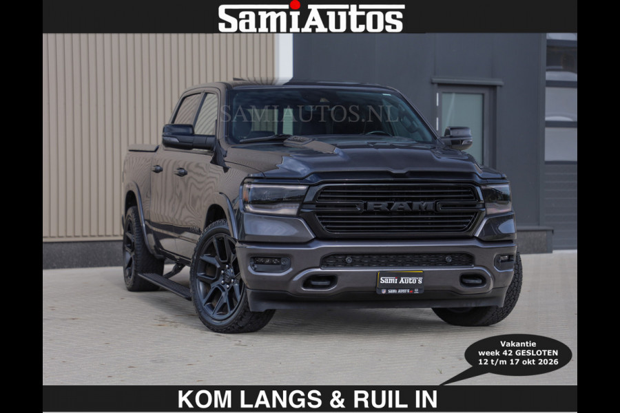 Dodge Ram SPORT 5.7 V8 402PK | €54950,- excl | LUCHTVERING | 2023 | PANODAK | GROOTSCHERM | DC | TOP KLEUR GRANITE | CREW CAB | DUBBELE CABINE | 5 PERSOONS |