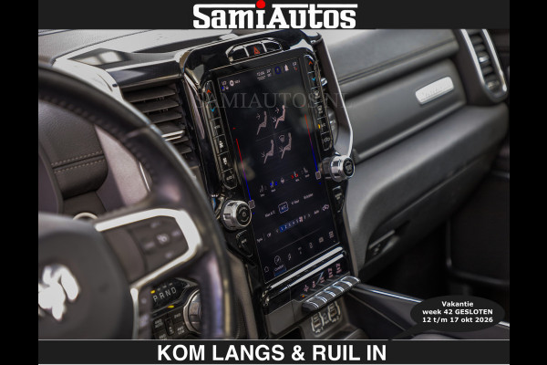 Dodge Ram SPORT 5.7 V8 402PK | €54950,- excl | LUCHTVERING | 2023 | PANODAK | GROOTSCHERM | DC | TOP KLEUR GRANITE | CREW CAB | DUBBELE CABINE | 5 PERSOONS |