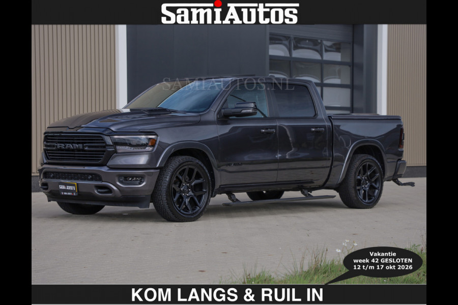 Dodge Ram SPORT 5.7 V8 402PK | €54950,- excl | LUCHTVERING | 2023 | PANODAK | GROOTSCHERM | DC | TOP KLEUR GRANITE | CREW CAB | DUBBELE CABINE | 5 PERSOONS |