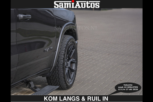 Dodge Ram SPORT 5.7 V8 402PK | €54950,- excl | LUCHTVERING | 2023 | PANODAK | GROOTSCHERM | DC | TOP KLEUR GRANITE | CREW CAB | DUBBELE CABINE | 5 PERSOONS |