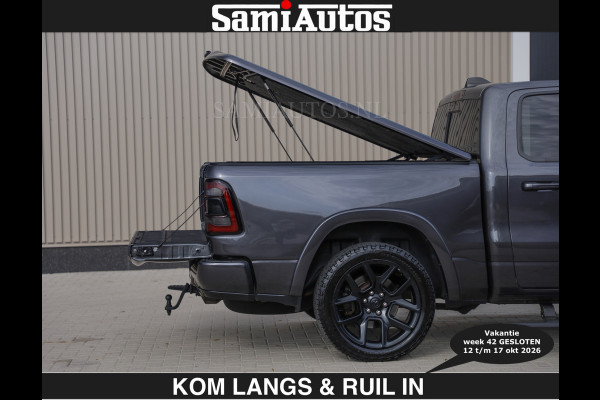 Dodge Ram SPORT 5.7 V8 402PK | €54950,- excl | LUCHTVERING | 2023 | PANODAK | GROOTSCHERM | DC | TOP KLEUR GRANITE | CREW CAB | DUBBELE CABINE | 5 PERSOONS |