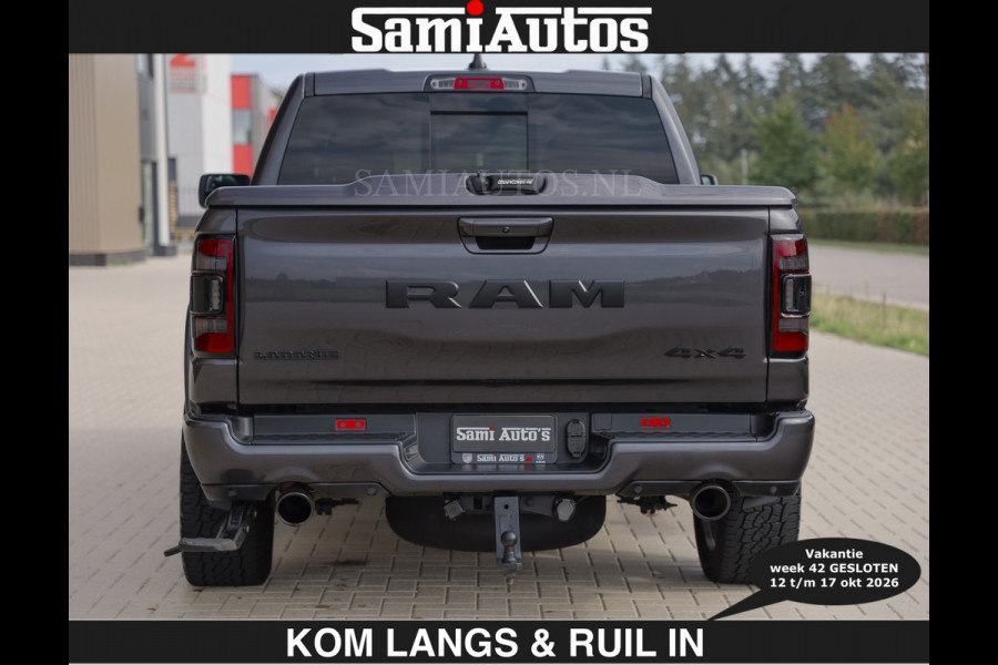 Dodge Ram SPORT 5.7 V8 402PK | €54950,- excl | LUCHTVERING | 2023 | PANODAK | GROOTSCHERM | DC | TOP KLEUR GRANITE | CREW CAB | DUBBELE CABINE | 5 PERSOONS |