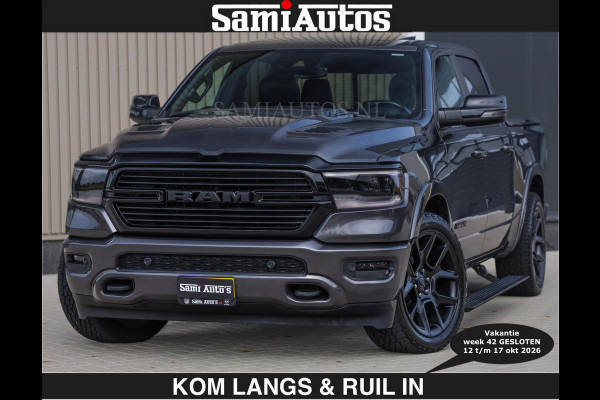 Dodge Ram SPORT 5.7 V8 402PK | €54950,- excl | LUCHTVERING | 2023 | PANODAK | GROOTSCHERM | DC | TOP KLEUR GRANITE | CREW CAB | DUBBELE CABINE | 5 PERSOONS |