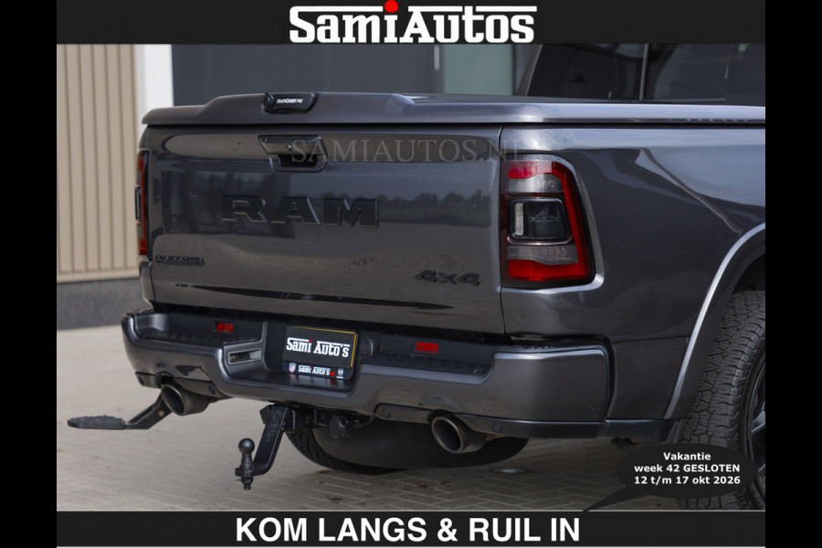 Dodge Ram SPORT 5.7 V8 402PK | €54950,- excl | LUCHTVERING | 2023 | PANODAK | GROOTSCHERM | DC | TOP KLEUR GRANITE | CREW CAB | DUBBELE CABINE | 5 PERSOONS |