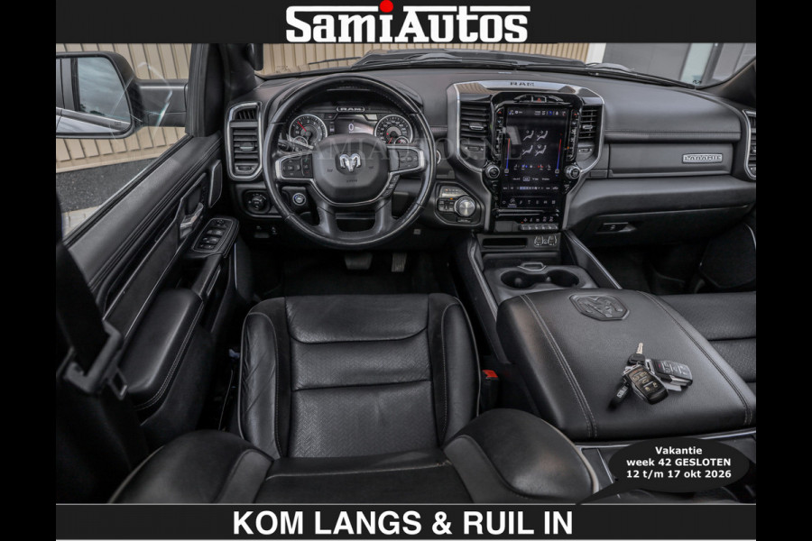 Dodge Ram SPORT 5.7 V8 402PK | €54950,- excl | LUCHTVERING | 2023 | PANODAK | GROOTSCHERM | DC | TOP KLEUR GRANITE | CREW CAB | DUBBELE CABINE | 5 PERSOONS |