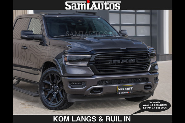 Dodge Ram SPORT 5.7 V8 402PK | €54950,- excl | LUCHTVERING | 2023 | PANODAK | GROOTSCHERM | DC | TOP KLEUR GRANITE | CREW CAB | DUBBELE CABINE | 5 PERSOONS |