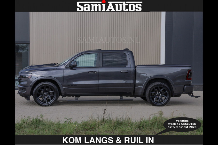 Dodge Ram SPORT 5.7 V8 402PK | €54950,- excl | LUCHTVERING | 2023 | PANODAK | GROOTSCHERM | DC | TOP KLEUR GRANITE | CREW CAB | DUBBELE CABINE | 5 PERSOONS |