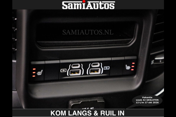 Dodge Ram SPORT 5.7 V8 402PK | €54950,- excl | LUCHTVERING | 2023 | PANODAK | GROOTSCHERM | DC | TOP KLEUR GRANITE | CREW CAB | DUBBELE CABINE | 5 PERSOONS |