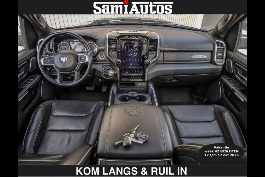 Dodge Ram SPORT 5.7 V8 402PK | €54950,- excl | LUCHTVERING | 2023 | PANODAK | GROOTSCHERM | DC | TOP KLEUR GRANITE | CREW CAB | DUBBELE CABINE | 5 PERSOONS |