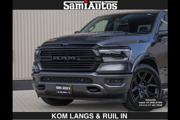 Dodge Ram SPORT 5.7 V8 402PK | €54950,- excl | LUCHTVERING | 2023 | PANODAK | GROOTSCHERM | DC | TOP KLEUR GRANITE | CREW CAB | DUBBELE CABINE | 5 PERSOONS |