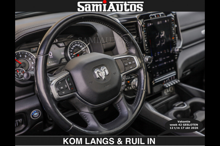 Dodge Ram SPORT 5.7 V8 402PK | €54950,- excl | LUCHTVERING | 2023 | PANODAK | GROOTSCHERM | DC | TOP KLEUR GRANITE | CREW CAB | DUBBELE CABINE | 5 PERSOONS |