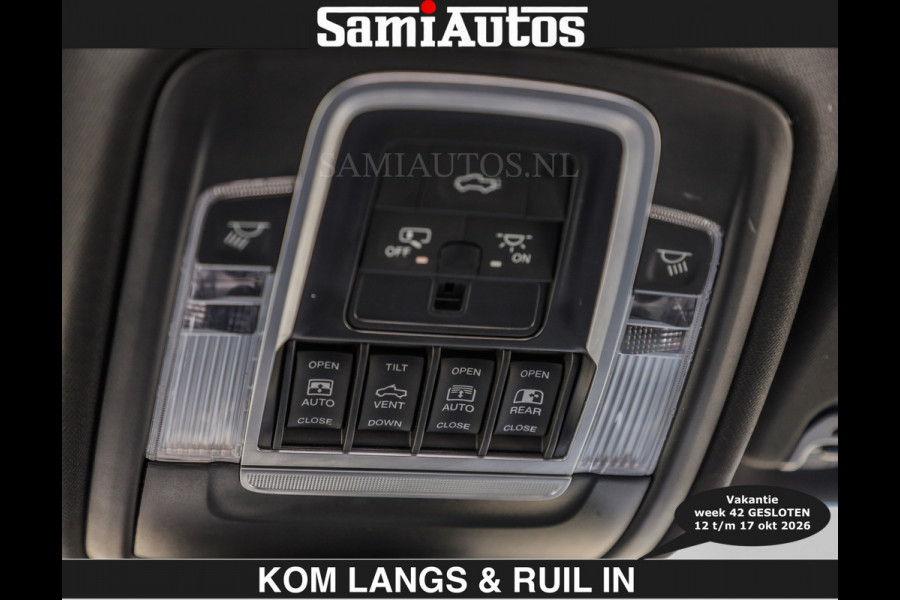 Dodge Ram SPORT 5.7 V8 402PK | €54950,- excl | LUCHTVERING | 2023 | PANODAK | GROOTSCHERM | DC | TOP KLEUR GRANITE | CREW CAB | DUBBELE CABINE | 5 PERSOONS |