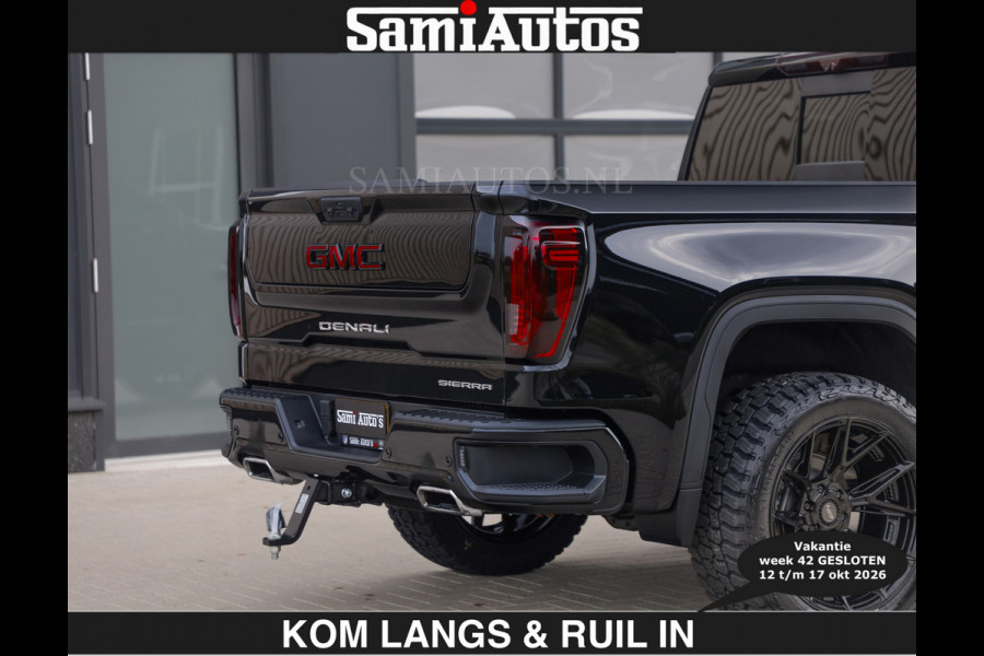 GMC Sierra BLACK OPS DENALI 6.2 V8 426PK Full Option | €84950,- excl | De Meest Luxe Pick-Up in zijn Klasse | Comfortabele Dubbele Cabine met Royale 5 Zitplaatsen | BPM vrij | Nu Leverbaar uit Voorraad | Voorraad Nr 1539  | De specialist in Amerikaanse pick‑ups in Nederland en Europa.