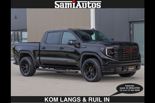 GMC Sierra BLACK OPS DENALI 6.2 V8 426PK Full Option | €84950,- excl | De Meest Luxe Pick-Up in zijn Klasse | Comfortabele Dubbele Cabine met Royale 5 Zitplaatsen | BPM vrij | Nu Leverbaar uit Voorraad | Voorraad Nr 1539  | De specialist in Amerikaanse pick‑ups in Nederland en Europa.