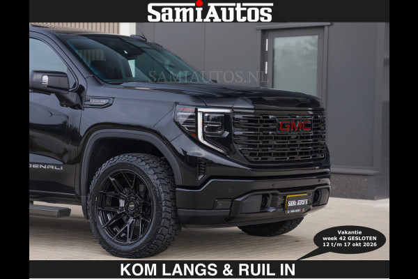 GMC Sierra BLACK OPS DENALI 6.2 V8 426PK Full Option | €84950,- excl | De Meest Luxe Pick-Up in zijn Klasse | Comfortabele Dubbele Cabine met Royale 5 Zitplaatsen | BPM vrij | Nu Leverbaar uit Voorraad | Voorraad Nr 1539  | De specialist in Amerikaanse pick‑ups in Nederland en Europa.